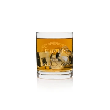 Szklanki do whisky z grawerem 6 sztuk - Baldwin - SZK001